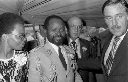 Samora Machel and Pik Botha